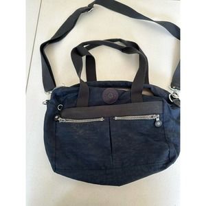 Navy Blue Kipling KLARA Convertible Crossbody Handbag